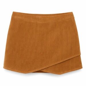Altar’d State Caramel Corduroy Mini Skort (068)